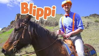 Blippi Visits a Ranch + More! | Blippi Visits | Blippi