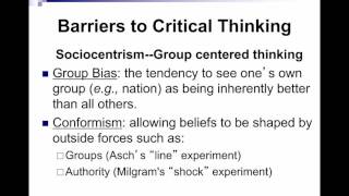 Critical Thinking Ch 1