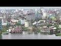 Flood water inundates houses in Bangladesh