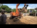 xe cuốc hitachi uh025 lên tải cẩu về Đồng tháp tung vlog