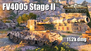 FV4005 Stage II, 11 Shots 11 Kills, 11.2K DMG , Mines - World of Tanks