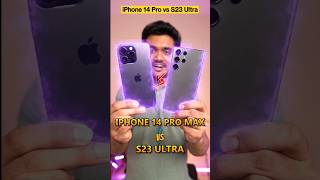 iPhone 14 Pro Max vs S23 Ultra 🔥 #shorts