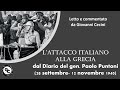 L'ATTACCO ITALIANO ALLA GRECIA  dal Diario del gen. Paolo Puntoni - 28 settembre - 12 novembre 1940