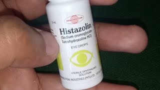 What are the uses of Histazoline Anti Allergic Eye Drops/How to treat eye Itching