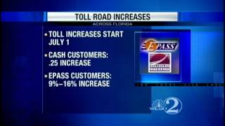 Tolls to increase on central Florida roads