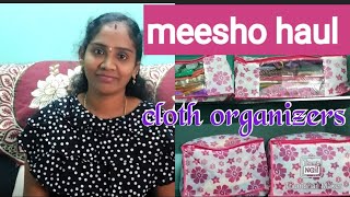 #meesho haul/Preetha's samayal/cloth organizers/#review