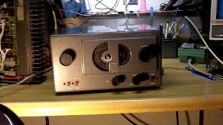 Hallicrafters S-38C Shortwave Radio Video