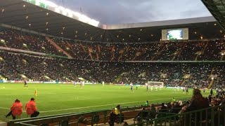 Celtic and Inverness Fans light up Celtic Park
