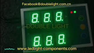 Green Digit Numeric Displays