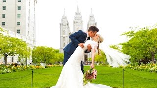 Salt Lake Temple Wedding // Taylor + Olivia