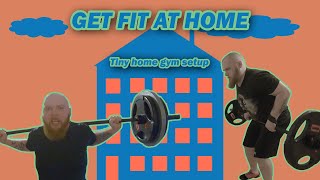 How to setup a tiny home gym - get fit at home - My tiny home gym - Fat to Fit