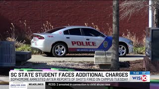 SC student faces additional charges after campus shooting