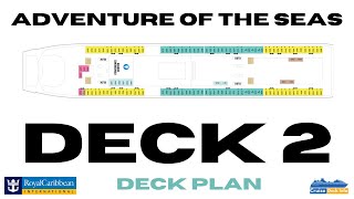 Adventure of the Seas Deck 2 Deck Plan Explained | Cruise Deck Info