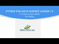 Python for Data Science Lesson 13: Error Handling
