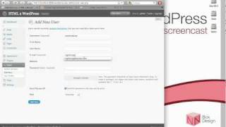 WordPress Tutorial: Admin Security 1/2 [HTML 2 WordPress screencast]