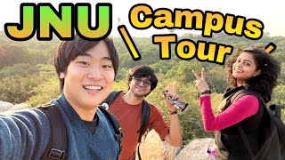 We Finally Visited India's Largest University in Asia!! | JNU Campus Tour