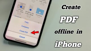 How to convert Photos to PDF in iPhone || How to make PDF file from Photos in iPhone  ✔✔