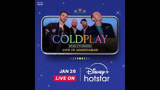 Watch Coldplay LIVE #ParadiseForAll | Jan 26 | DisneyPlus Hotstar