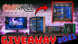 Overkill Gaming PC Giveaway 2021! Ryzen \u0026 3080ti Project: Electric Rain