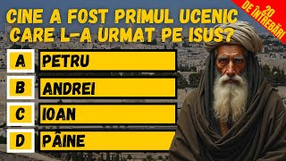 🔥 PROVOCAREA BIBLICA: Puteți obține corect aceste 20 de întrebări? ✝️🤔