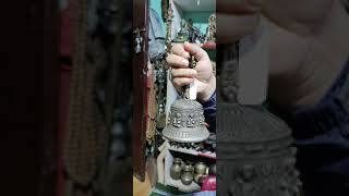 TIBETAN VAJRA BELL DORJE DEMONSTRATION: KATHMANDU, NEPAL (4K) Himalayan Best Worship Music OLD BELLS