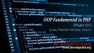 Module 01: OOP PHP ( class property method object )