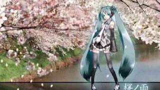 【 初音ミク ／ 桜ノ雨 】オリジナル曲