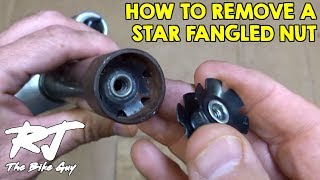 How To Remove A Star Fangled Nut From A Fork Steerer Tube