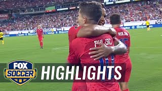 Christian Pulisic makes it 3-1 vs. Jamaica | 2019 CONCACAF Gold Cup Highlights