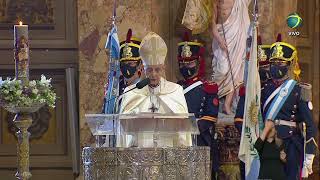 Catedral de Buenos Aires. Homilía y Solemne Te Deum del 25 de Mayo 2022. Cardenal Mario Aurelio Poli