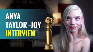 Anya Taylor-Joy Interview | GOLDEN GLOBES 2021 Winner | Best Actress Limited Television Series