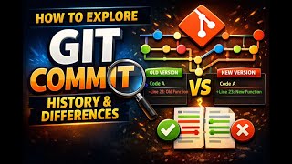 How to Explore Git Commit History and Differences