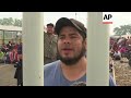 Honduran migrants stranded on bridge between Mexico and Guatemala