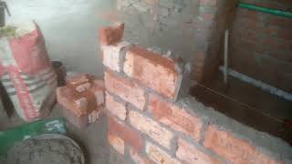 তিন ইঞ্চি গাঁথুনি করার সঠিক নিয়ম। 3 inch brick wall