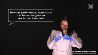 How can performance, interactivity and immersion generate new forms of relation?