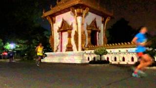 2015 Khon Kaen marathon passage @ Wat Nong Waeng in Thailand