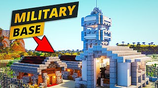 Military Base Idea in Minecraft | Timelapse