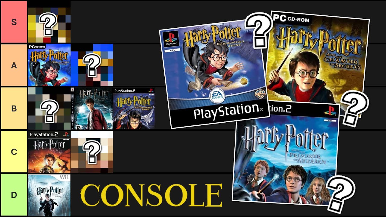 Harry Potter Games Ranked (Console And PC) Tier List | FLANDREW - YouTube