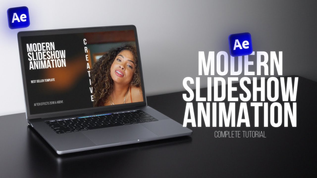 âš Modern Slideshow Animation In After Effects After Effects Tutorial