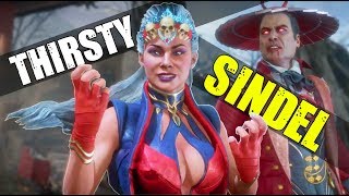 Dirty Sindel Is Very Flirty ( Relationship Banter Intros Dialogues ) MK 11