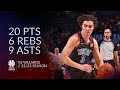 Josh Giddey 20 pts 6 rebs 9 asts vs Wizards 22/23 season