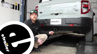 etrailer | Curt T-Connector Vehicle Wiring Harness Installation - 2023 Ford Bronco Sport