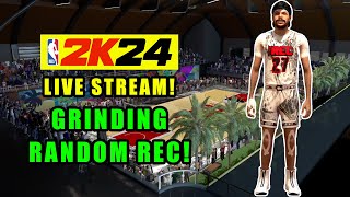 NBA 2K24 LIVE Stream! 7'2 Inside-Out Demon Grinding Random Rec! Best Center Build