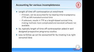 Grand Rounds- Analytical Strategies for Assessing Pregnancy-Related Outcomes Fecundity and Infer...