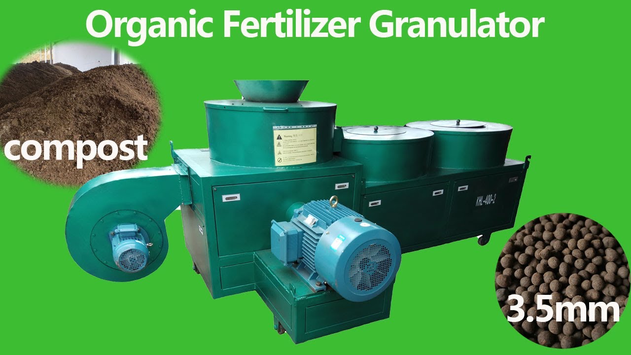 Compost Organic Fertilizer Granulation Machine Organic Fertilizer ...