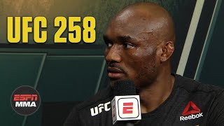 Kamaru Usman recaps TKO win vs. Gilbert Burns | UFC 258 Post Show | ESPN MMA