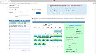 SR Attendance for Provider