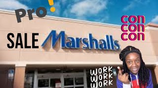 The pros and cons working at Marshalls Distribution Center Company