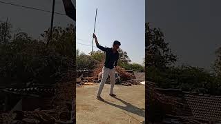 લાકડી ફેરવવી પડી ભારે જુવો આ માણસ ને #Lathi#swing a stick#MegistretMeldi