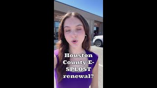 Houston County E-SPLOST renewal vote